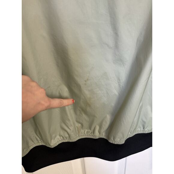 Volcom Green Windbreaker Size Large Raincoat Outdoors Gorpcore Skater Retro - Picture 7 of 9